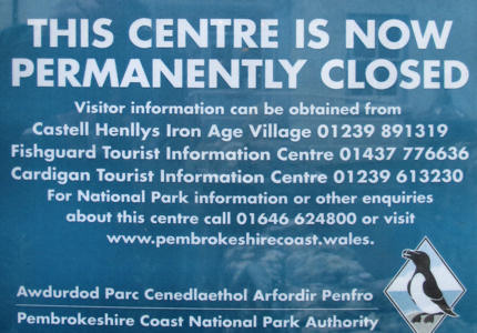 Closure notice